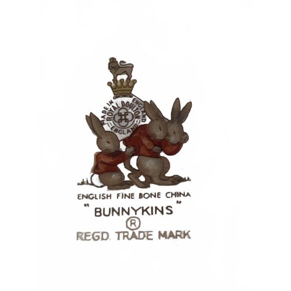 BUNNYKINS Royal Doulton Child's Cup Mug Fine Bone China Made in England Vintage - Picture 5 of 5
